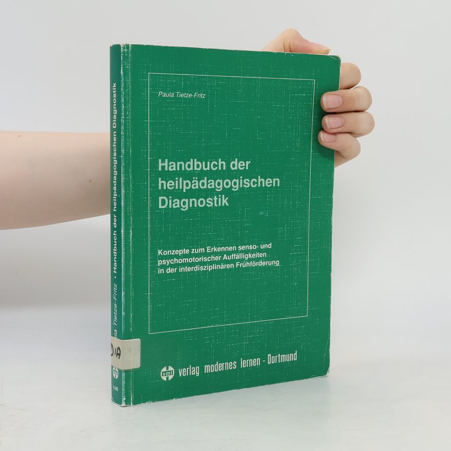 Paula Tietze-Fritz Handbuch der heilpädagogischen Diagnostik