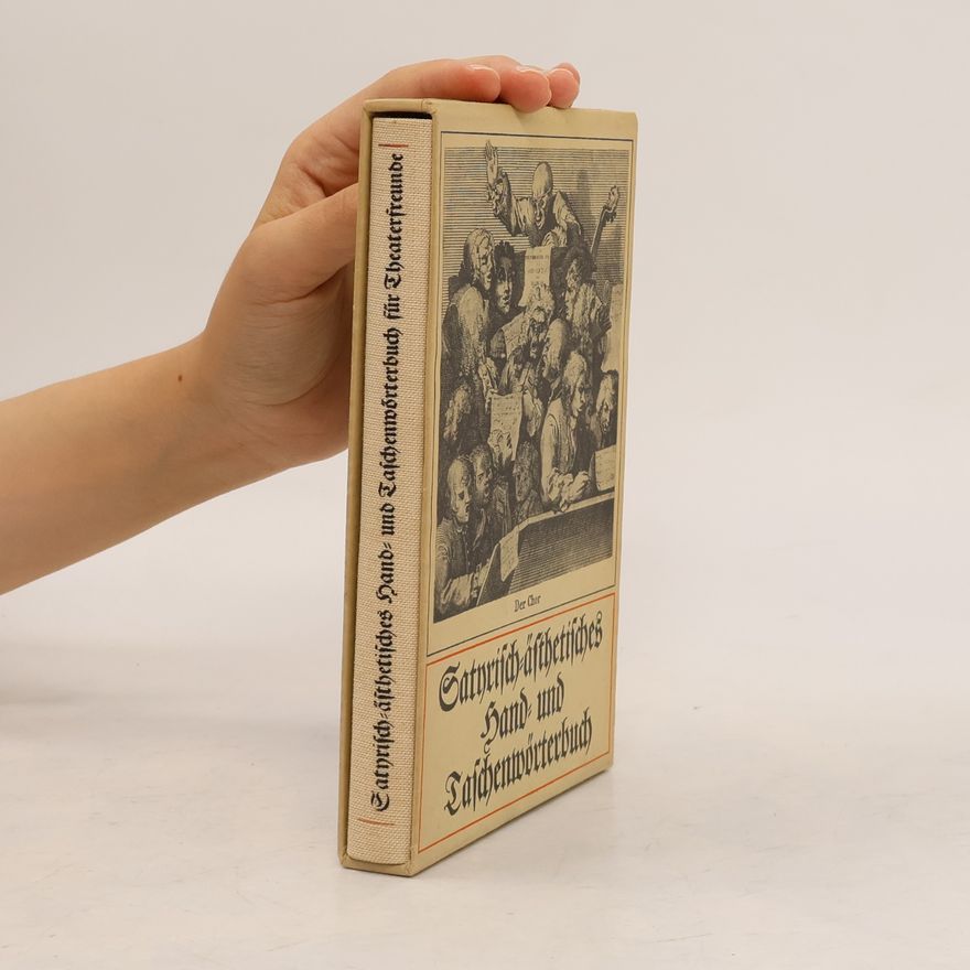 Johann Friedrich Schütze Satyrisch-ästhetisches Hand- und Taschenwörterbuch