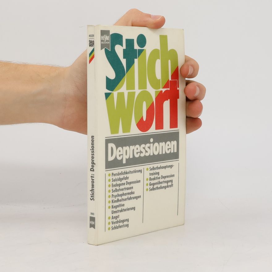 Ursula Nuber Stichwort Depressionen