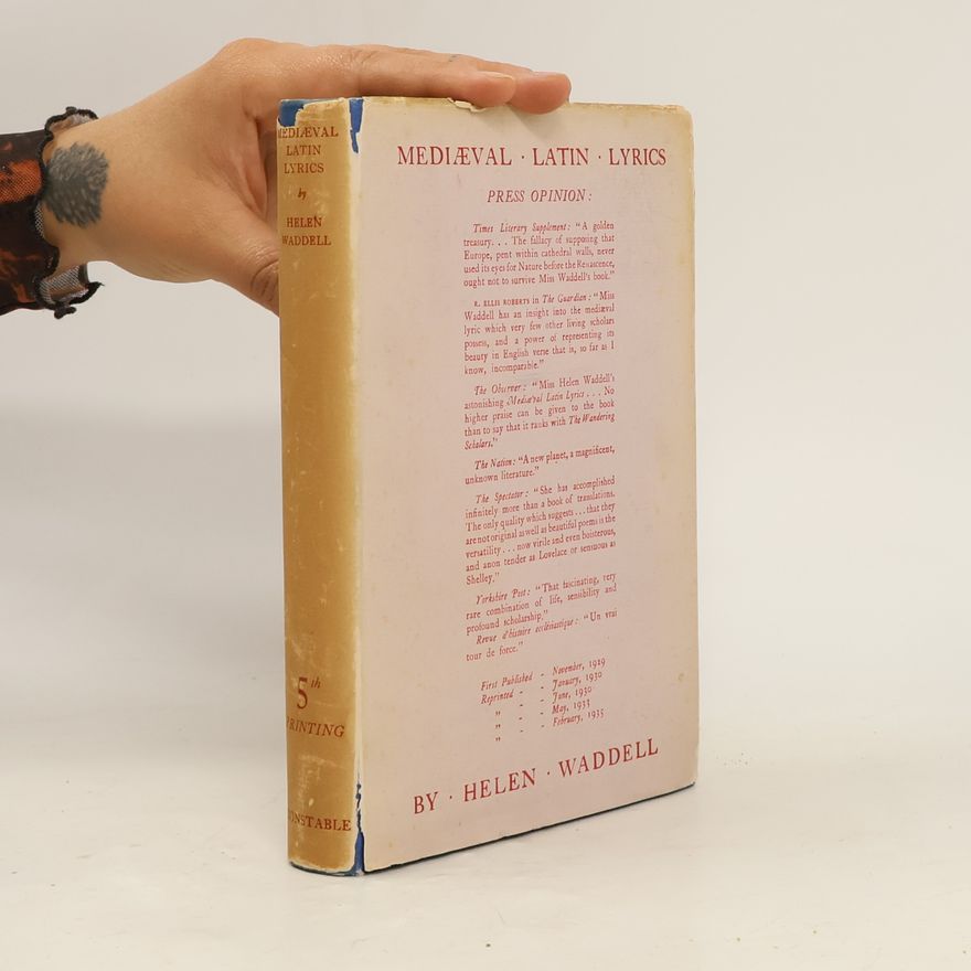 Helen Waddell Mediaeval, Latin , Lyrics