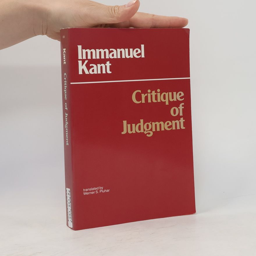 Immanuel Kant Critique of Judgment