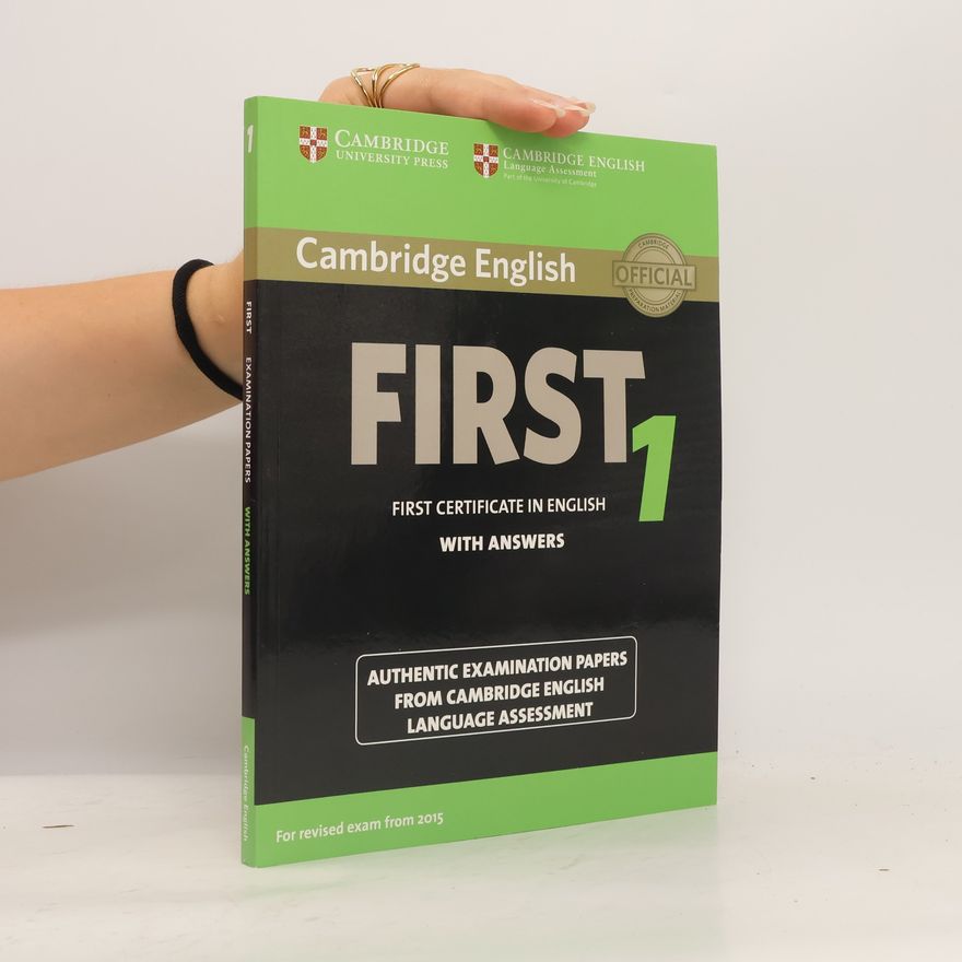 Various authors First Certificate in English 1 with Answers