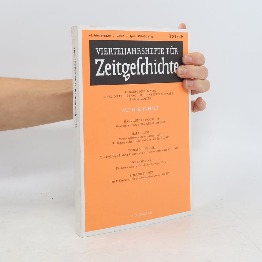 Autorenkollektiv Vierteljahrshefte für Zeitgeschichte. 2. Heft