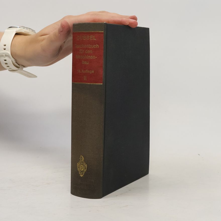 Heinrich Dubbel Taschenbuch für den Maschinenbau II