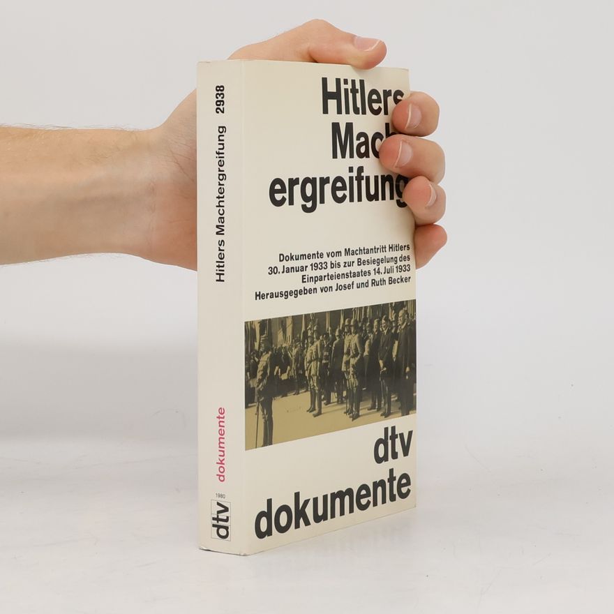 Josef Becker Hitlers Machtergreifung