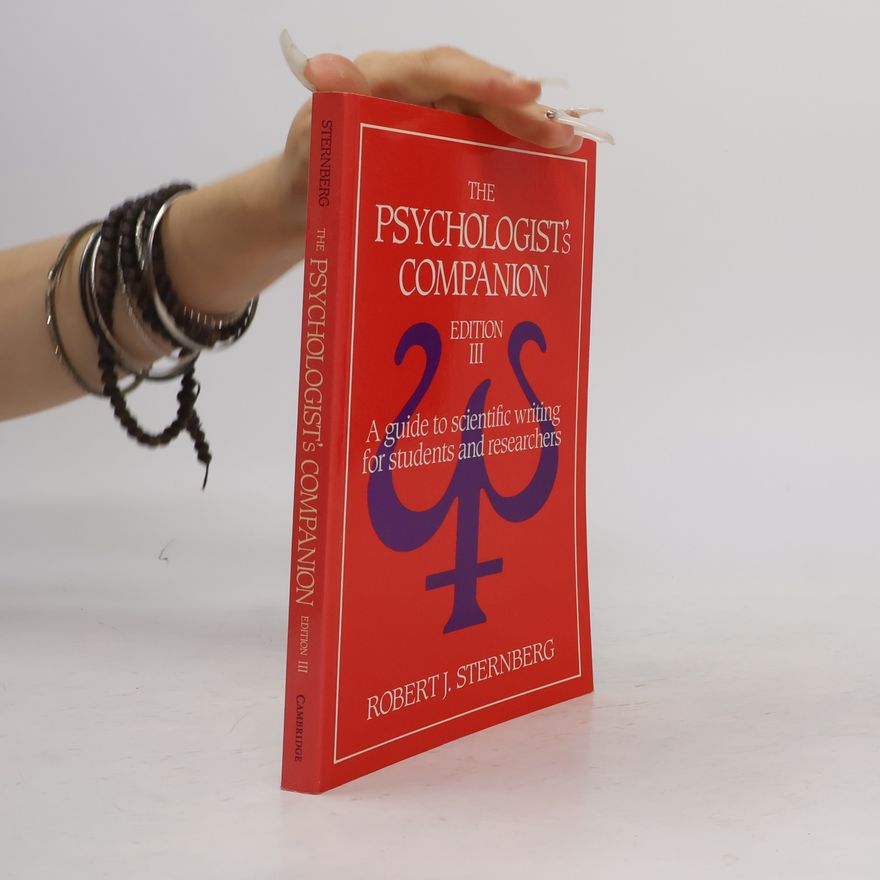 Robert Sternberg The Psychologist's Companion