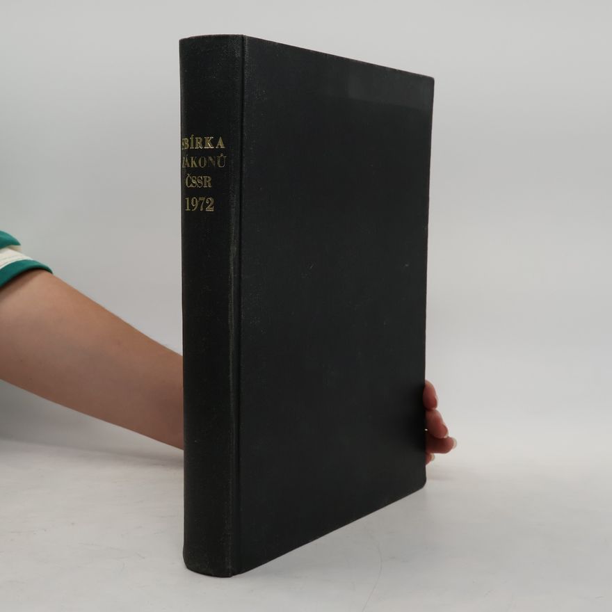 Various authors Sbírka zákonů ČSSR 1972