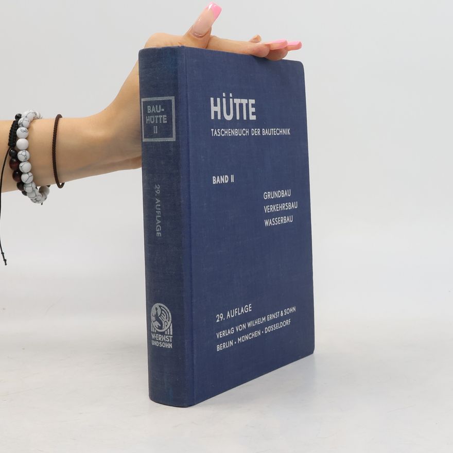 AA.VV. Hütte, Taschenbuch für Betriebsingenieure (Betriebshütte), Band I: Fertigungsverfahren.