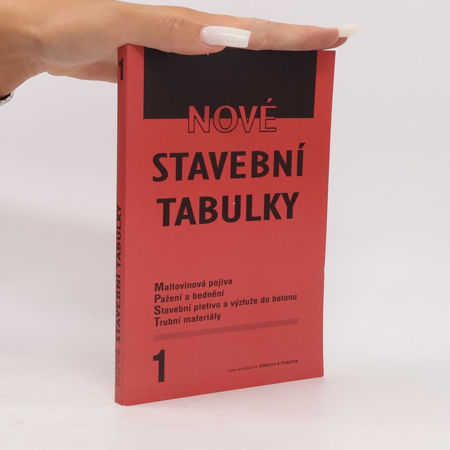 Jolana Slavíčková Nové stavební tabulky 1
