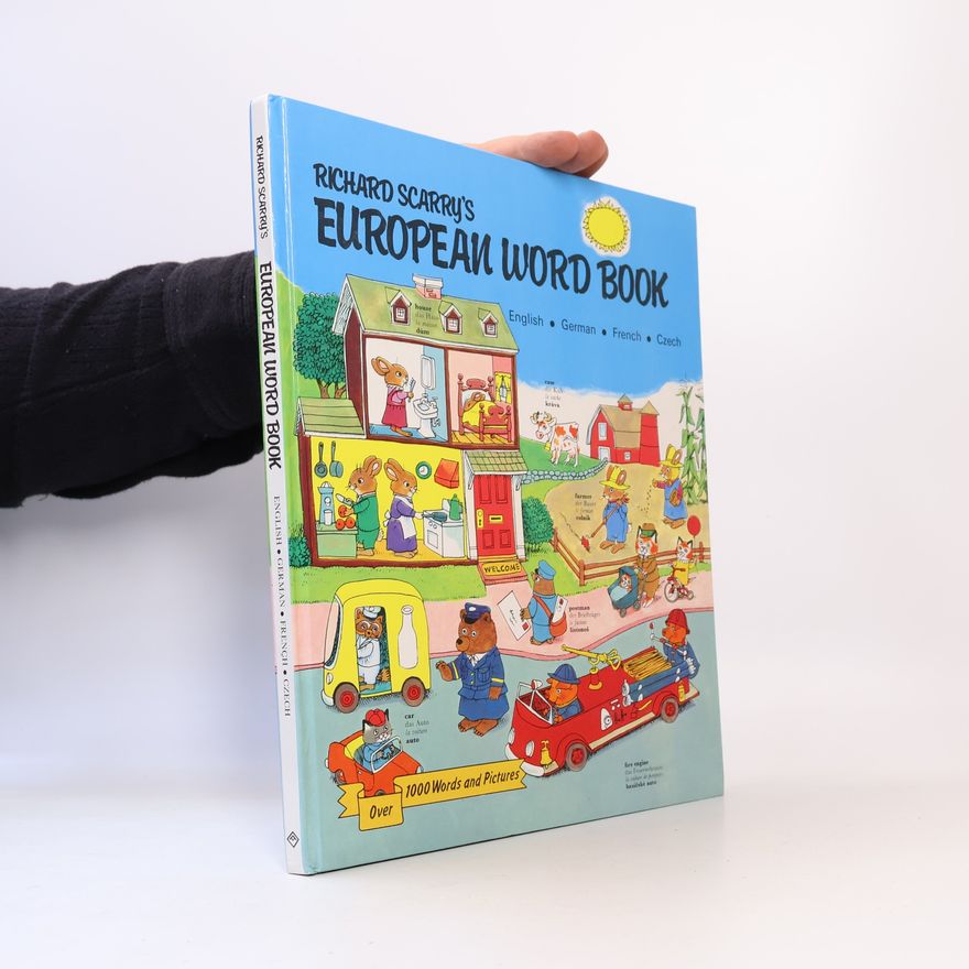 Richard Scarry European Word Book. English, German, French, Czech