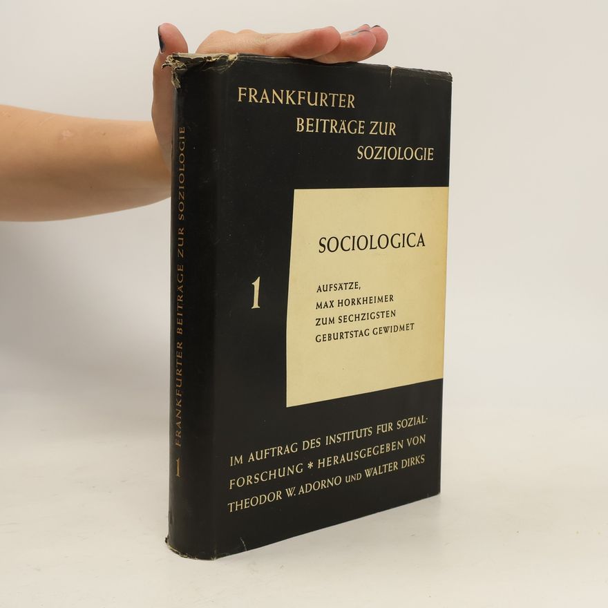 Various authors Frankfurter Beiträge zur Soziologie 1