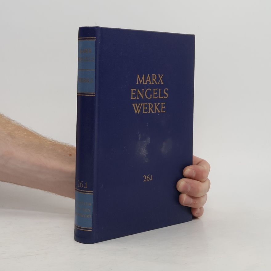 Karl Marx Marx Engels Werke 26.1