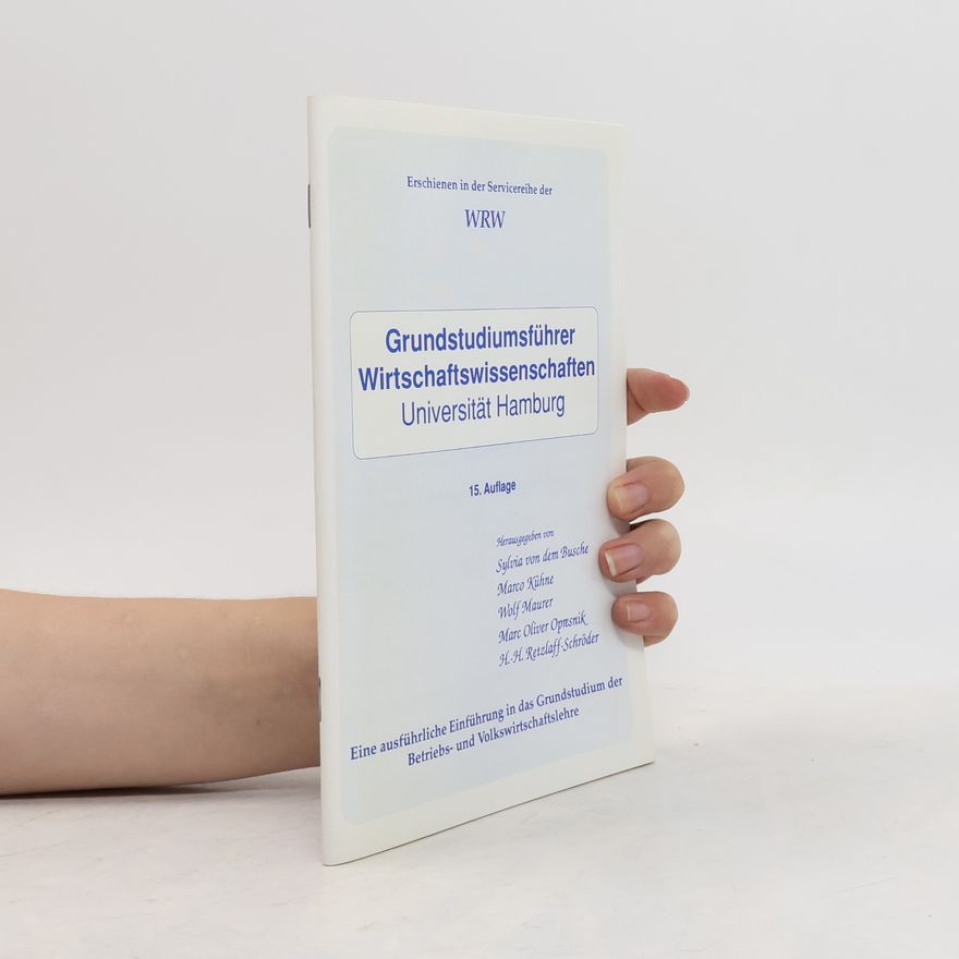 kolektiv Grundstudiumsführer Wirtschaftswissenschaften Universität Hamburg