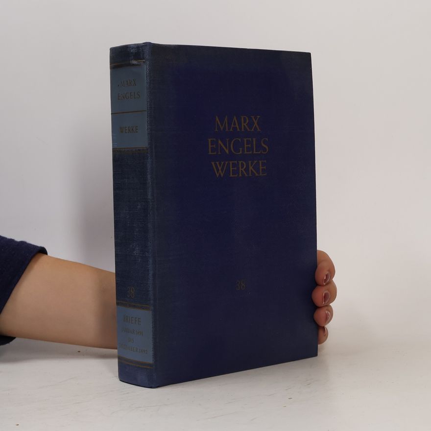 Friedrich Engel Marx Engels Werke 38