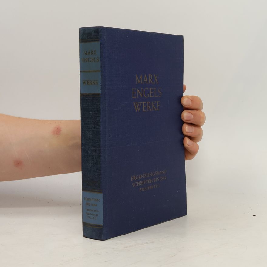 Karl Marx Marx Engels Werke Schriften bis 1844 II.