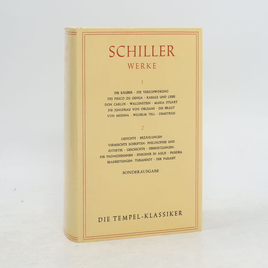 Friedrich Schiller Schiller Werke 1