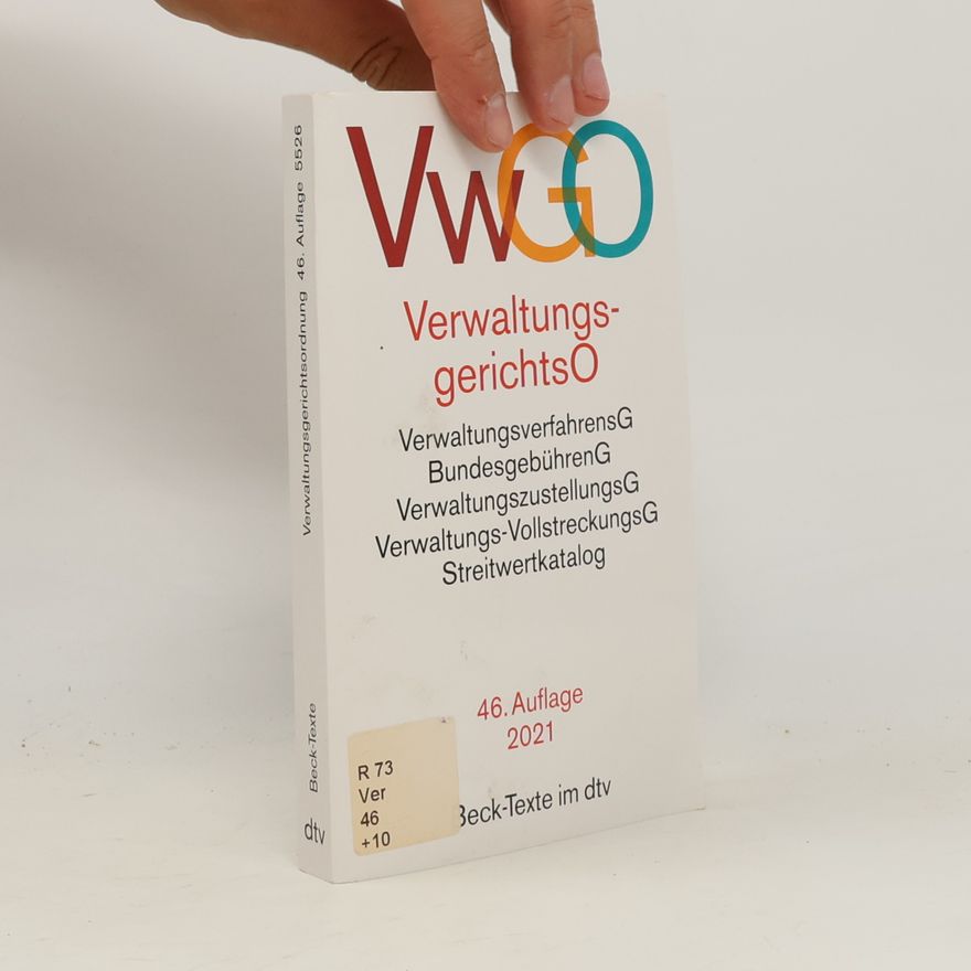 dtv Verlagsgesellschaft Verwaltungsgerichtsordnung, Verwaltungsverfahrensgesetz