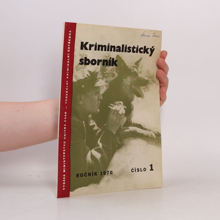 Collectif d'auteurs Kriminalisticky sborník 1/1967