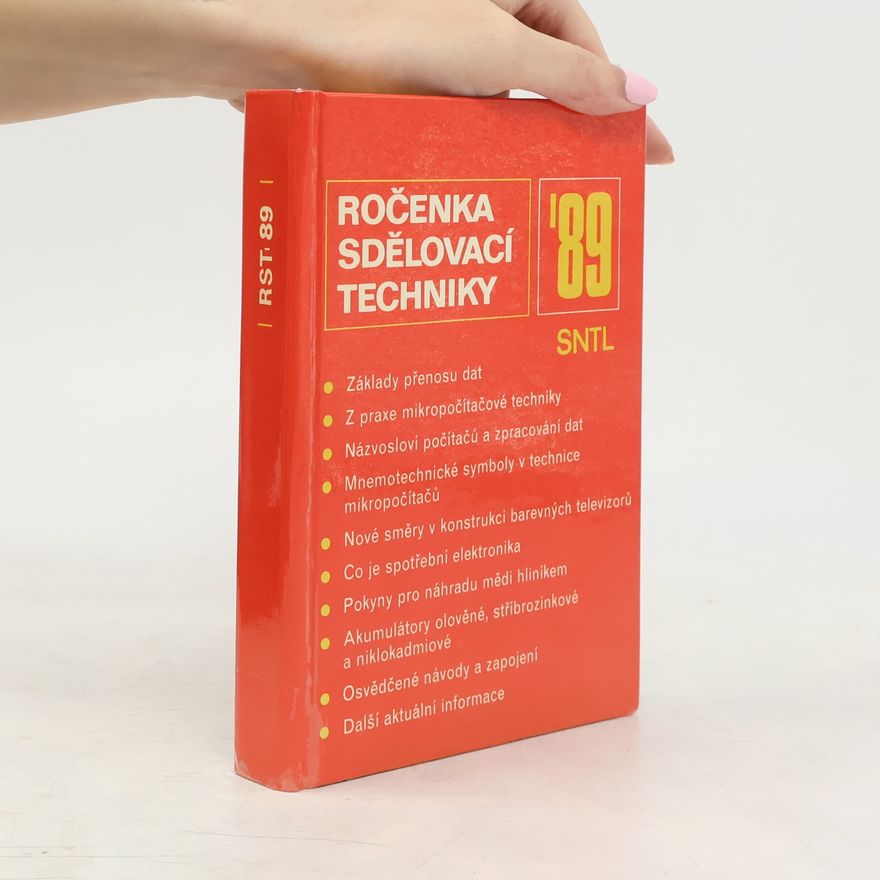 Marie Tomášková Ročenka sdělovací techniky 1989