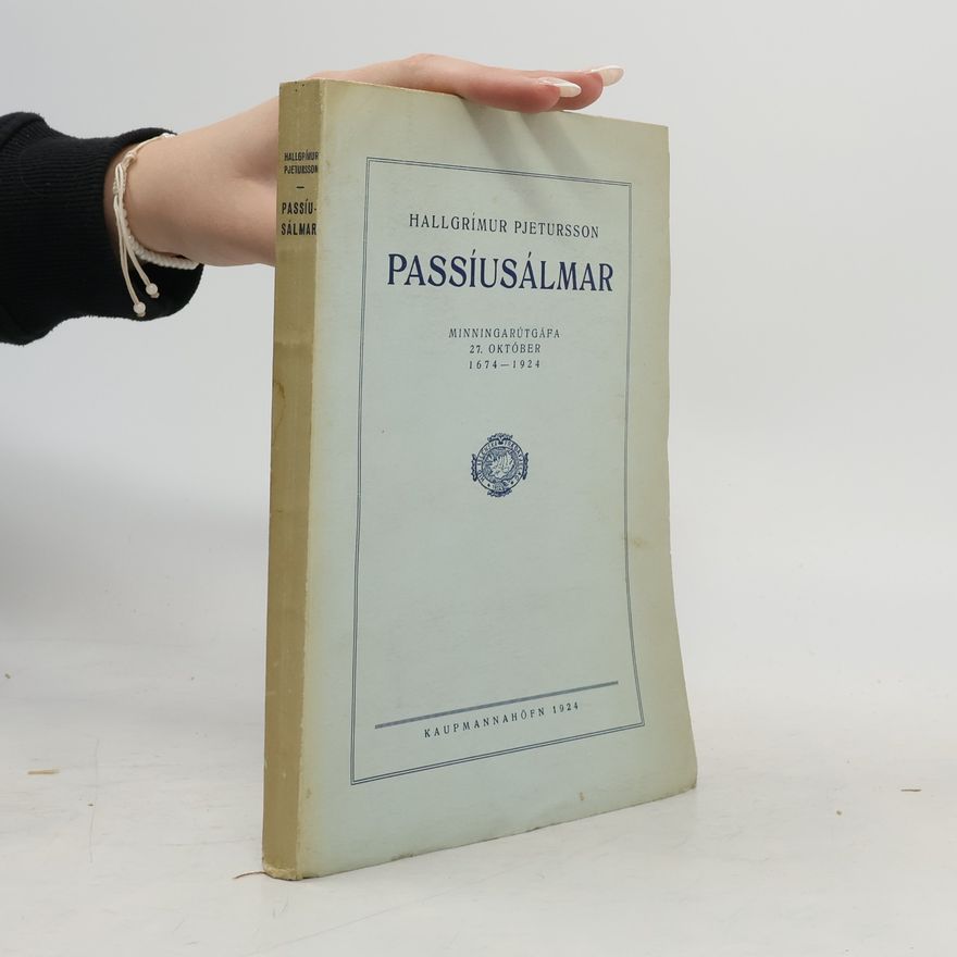Hallgrímur Pjetursson Passíusálmar