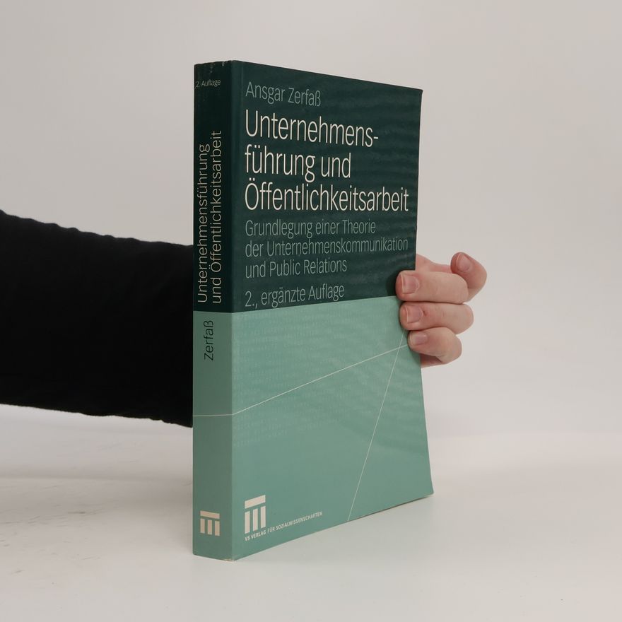 Ansgar Zerfaß Unternehmensführung und Öffentlichkeitsarbeit