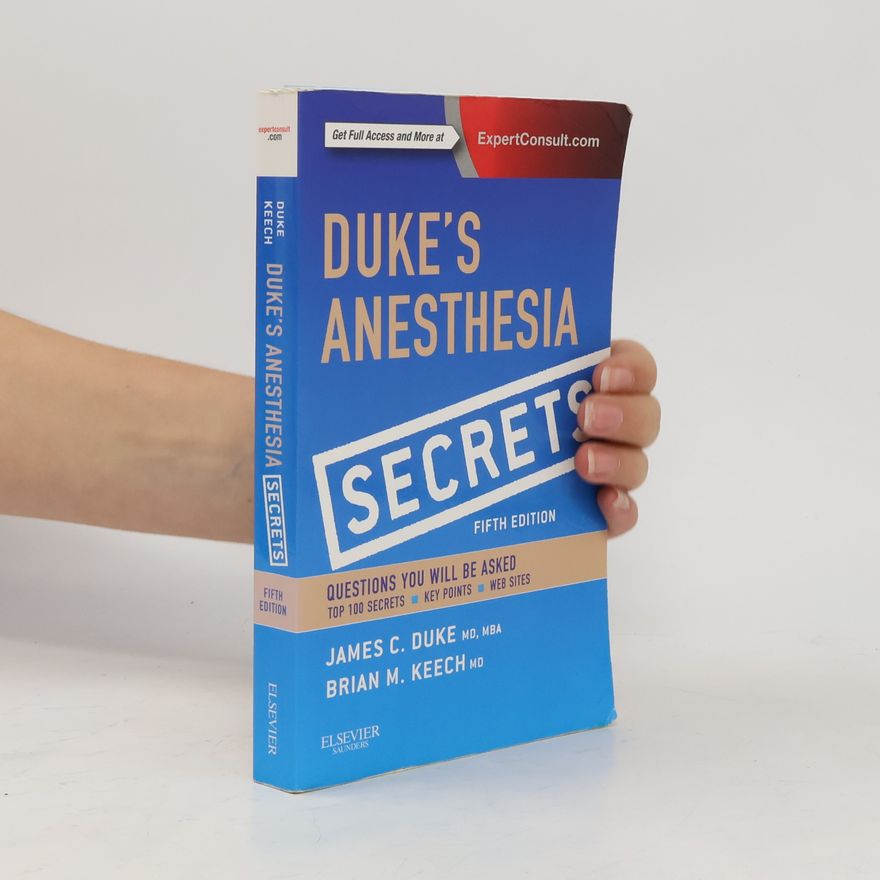 James Duke Duke's Anesthesia Secrets