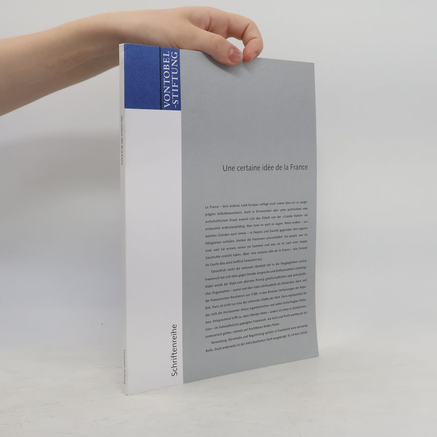 kolektiv Une certaine idée de la France. Schriftenreihe