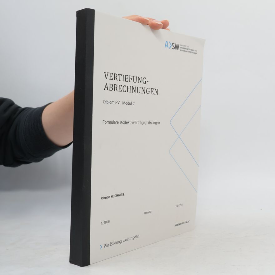 Claudia Hochweis Vertiefung-Abrechnungen. Diplom PV - Modul 2