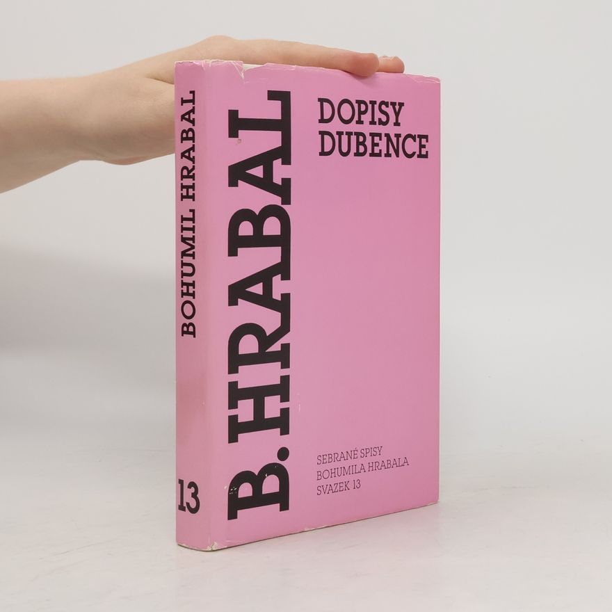 Bohumil Hrabal Dopisy Dubence
