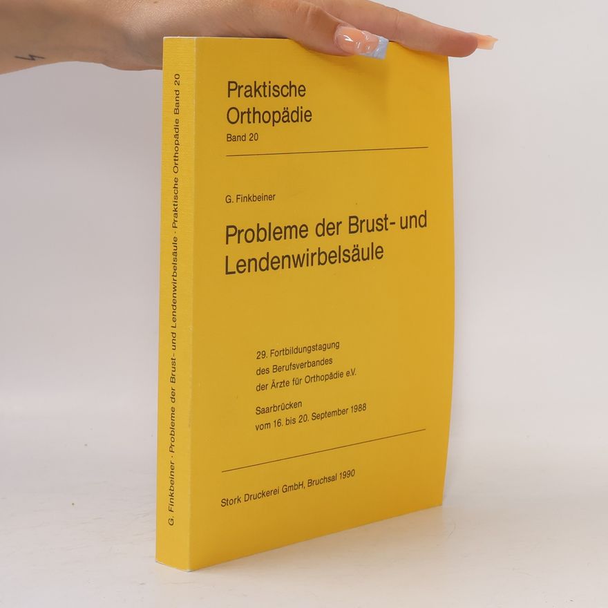G. Finkbeiner Probleme der Brust- und Lendenwirbelsäule