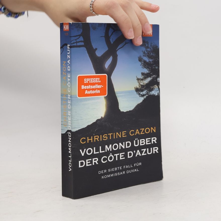 Christine Cazon Vollmond über der Côte d'Azur