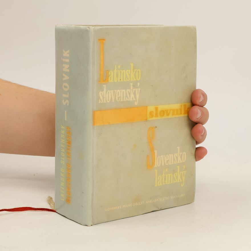 Jozef Hrabovský Latinsko-slovenský a slovensko-latinský slovník