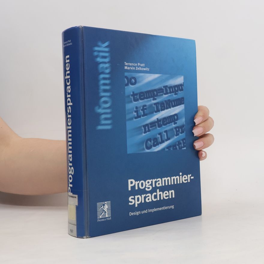 Marvin V. Zelkowitz Programmiersprachen (Prentice Hall (dt. Titel))