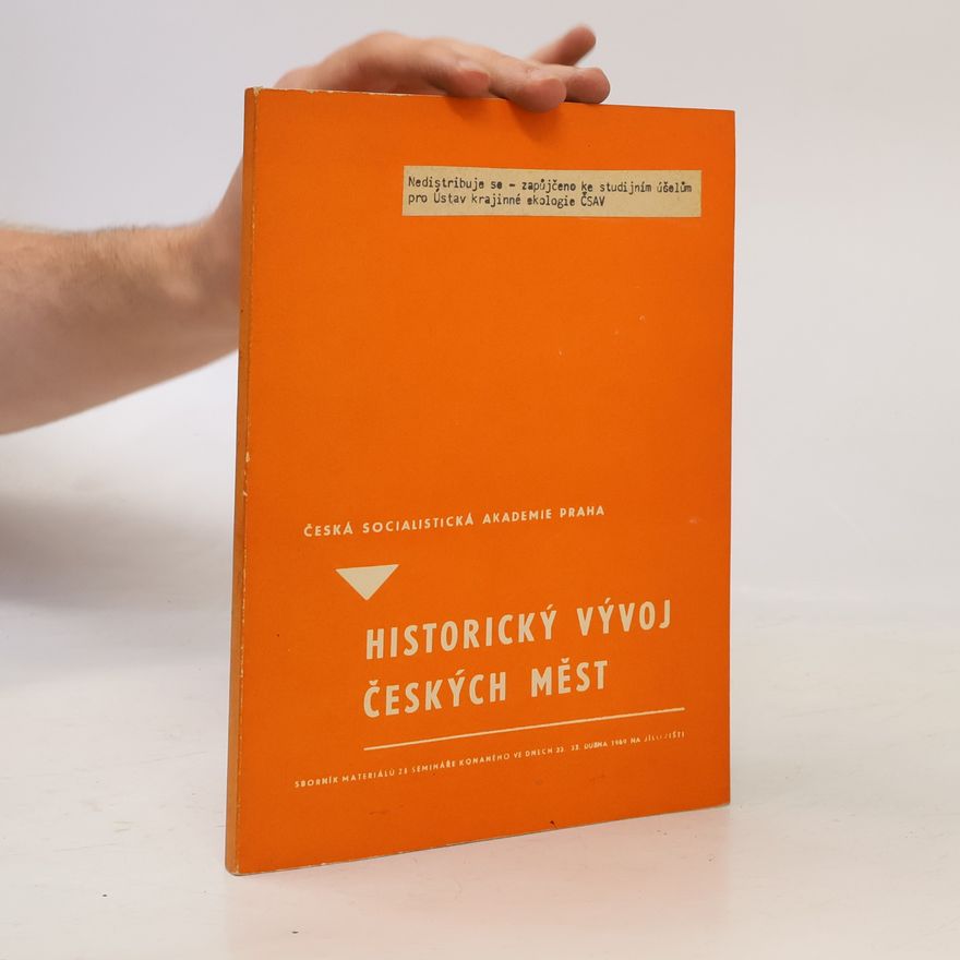 Kolektiv autorů Historický vývoj českých měst