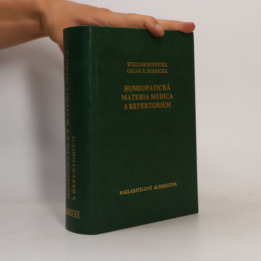 William Boericke Homeopatická materia medica s reperotiem