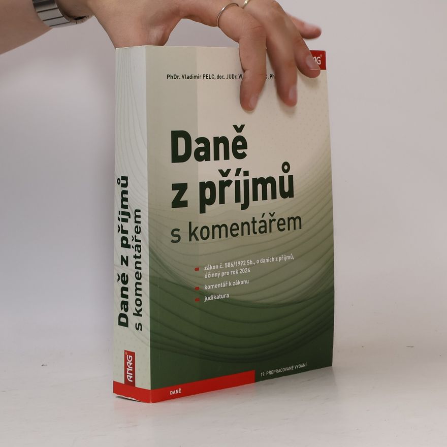 Vladimír Pelc Daně z příjmů s komentářem 2024