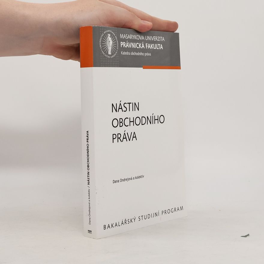 Dana Ondrejová Nástin obchodního práva