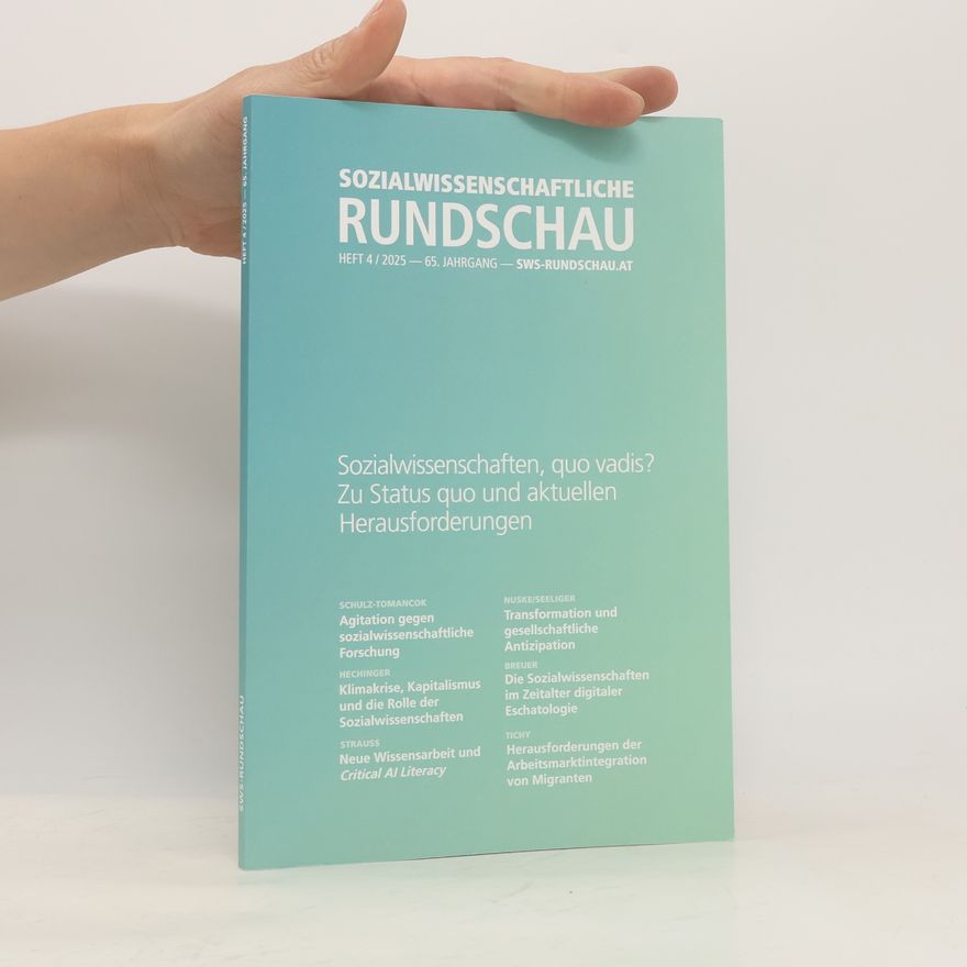 Autorenkollektiv Sozialwissenschaftliche Rundschau 4/2025