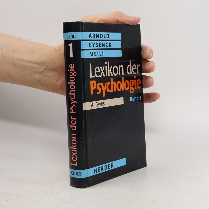 Wilhelm Arnold Lexikon der Psychologie 1