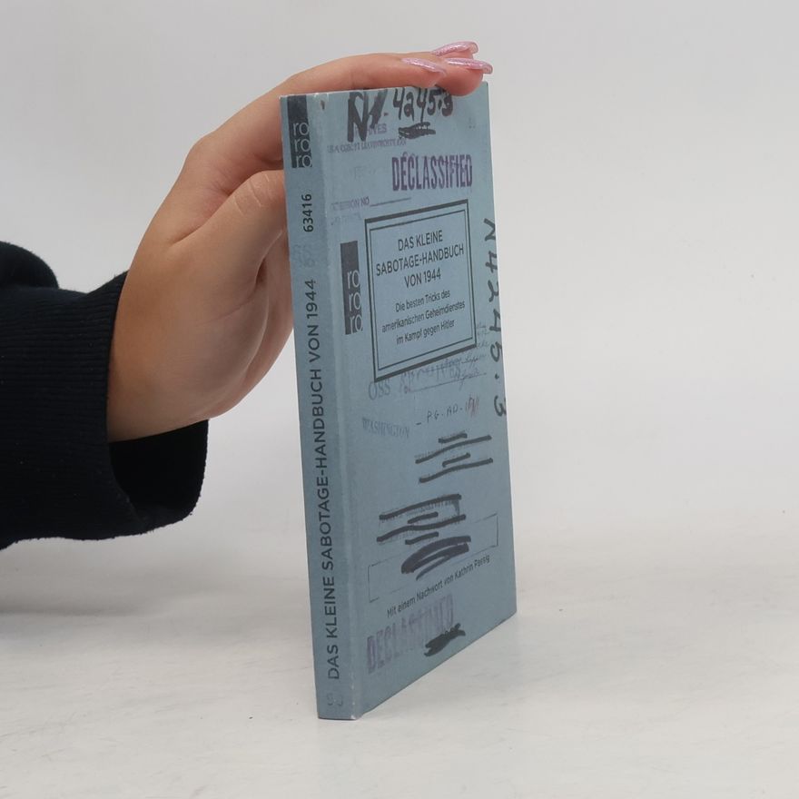 Jan Schönherr Das kleine Sabotage-Handbuch von 1944