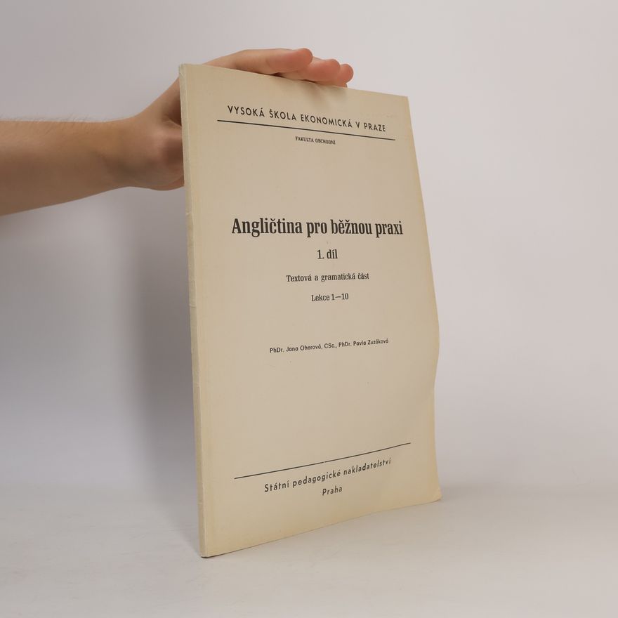 Pavla Zuzáková Angličtina pro běžnou praxi 1