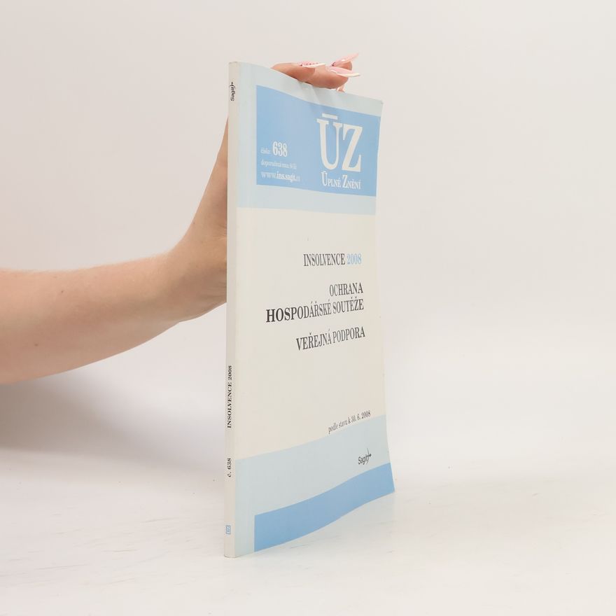 Autorenkollektiv Insolvence 2008, ochrana hospodářské soutěže, veřejná podpora 638