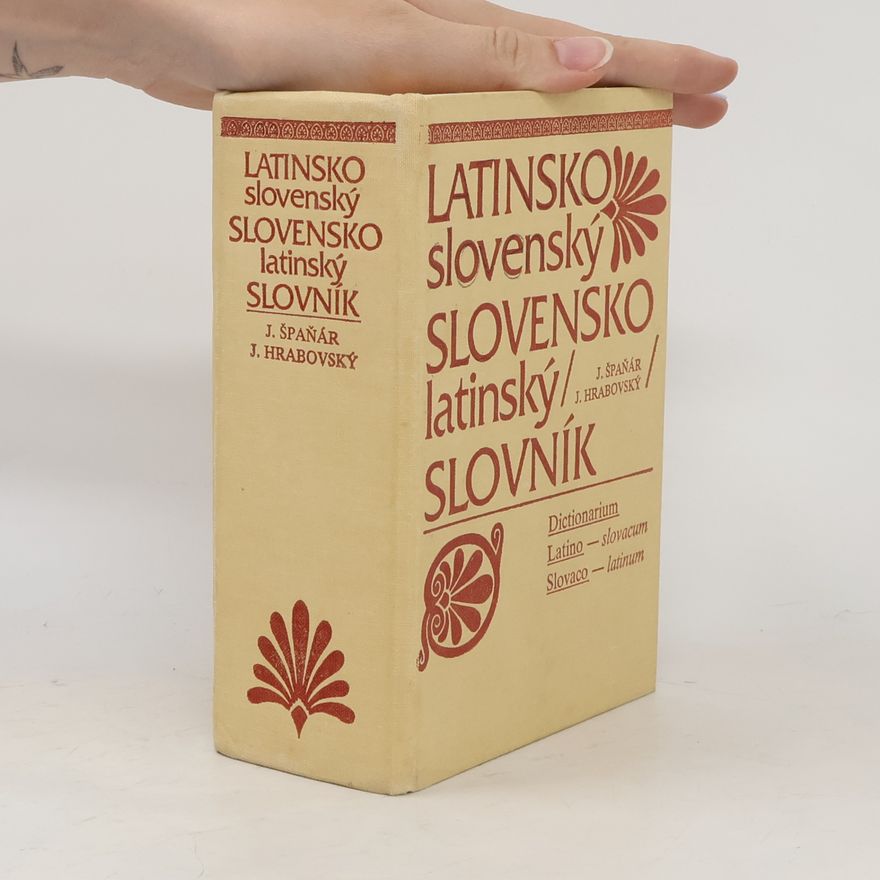 Jozef Hrabovský Latinsko slovenský slovník a slovensko latinský