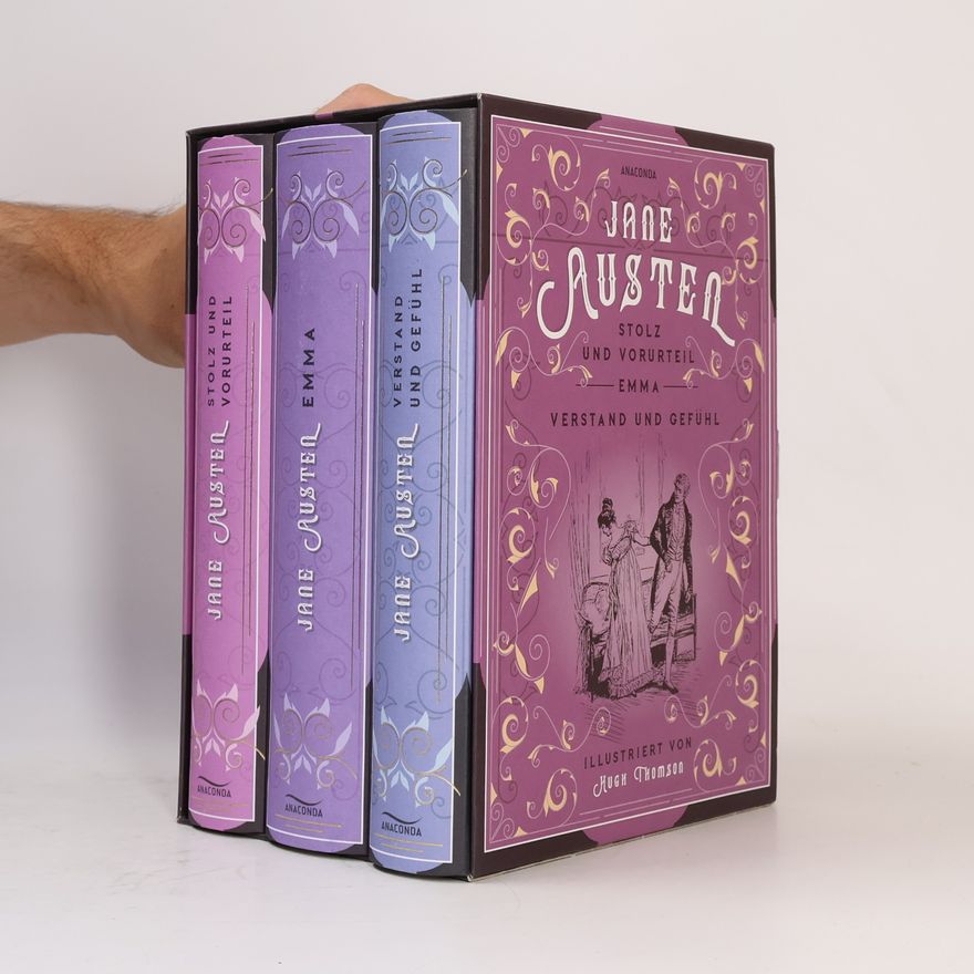 Jane Austen Jane Austen - Drei Romane im Schuber (illustriert) - Stolz und Vorurteil - Emma - Verstand und Gefühl (3 Bände im Schuber)
