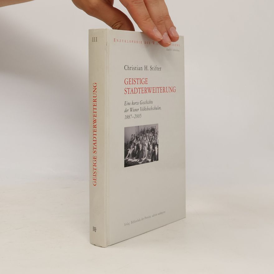 Christian H. Stifter Geistige Stadterweiterung