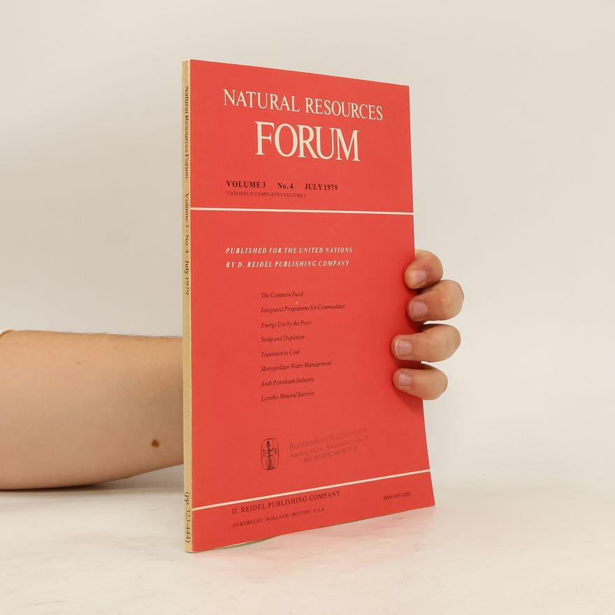 Various authors Natural Resources Forum 3