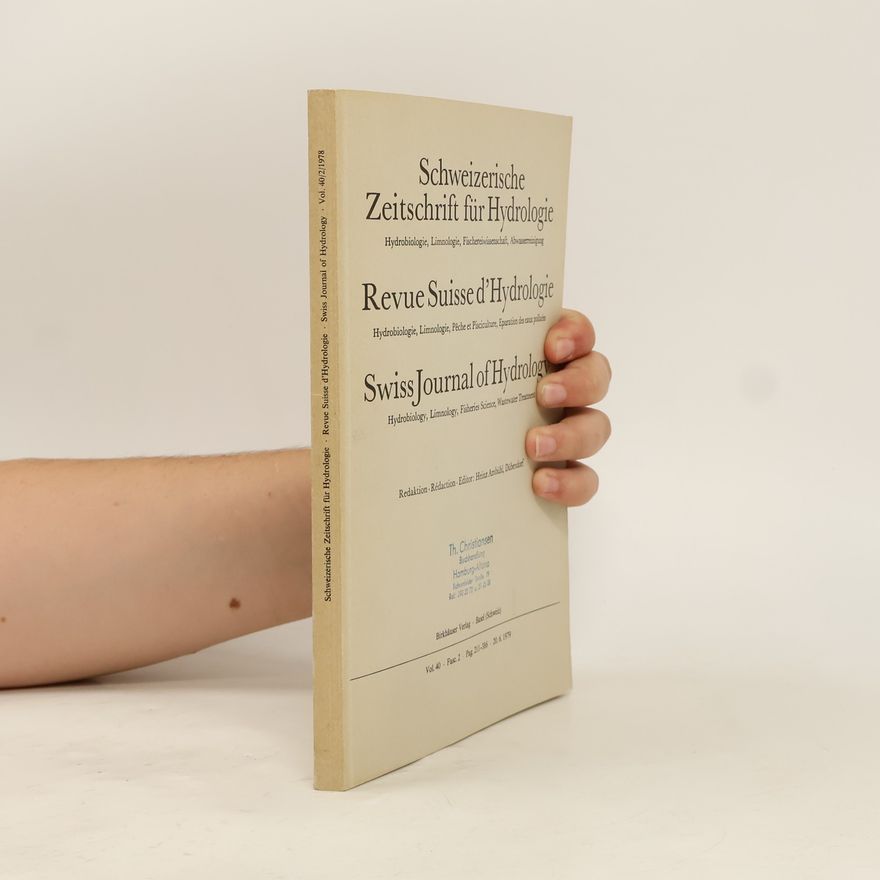 Autorenkollektiv Schweizerische Zeitschrift für Hydrologie 40