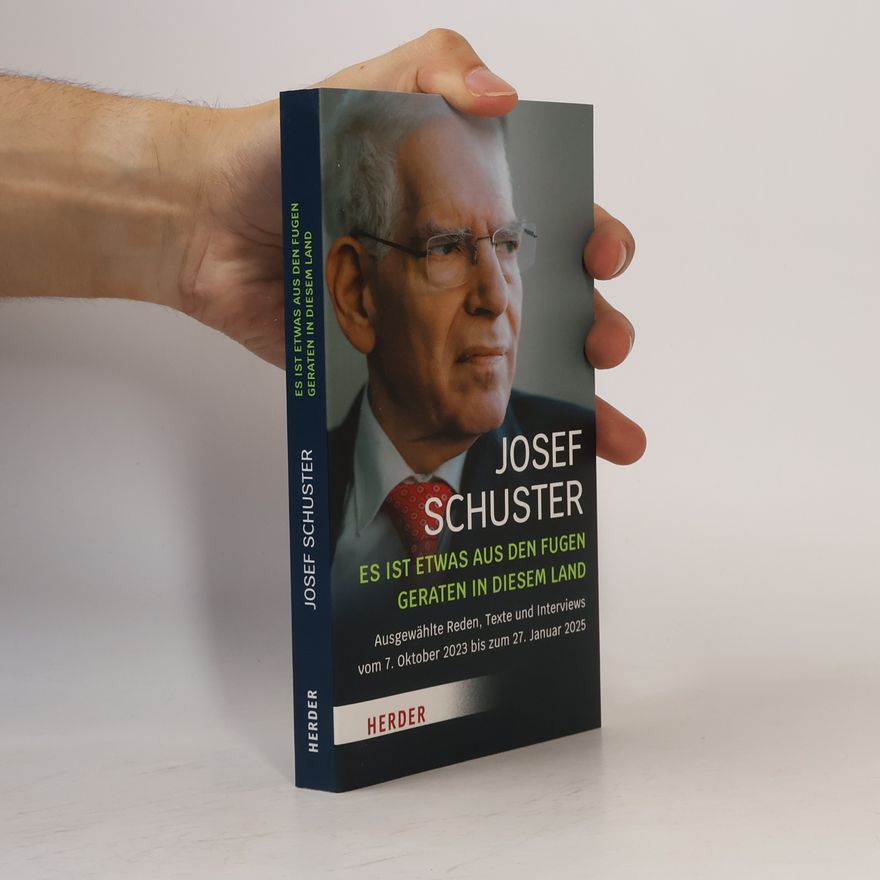 Josef Schuster Es ist etwas aus den Fugen geraten in diesem Land