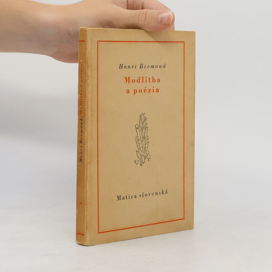 Henri Bremond Modlitba a poézia