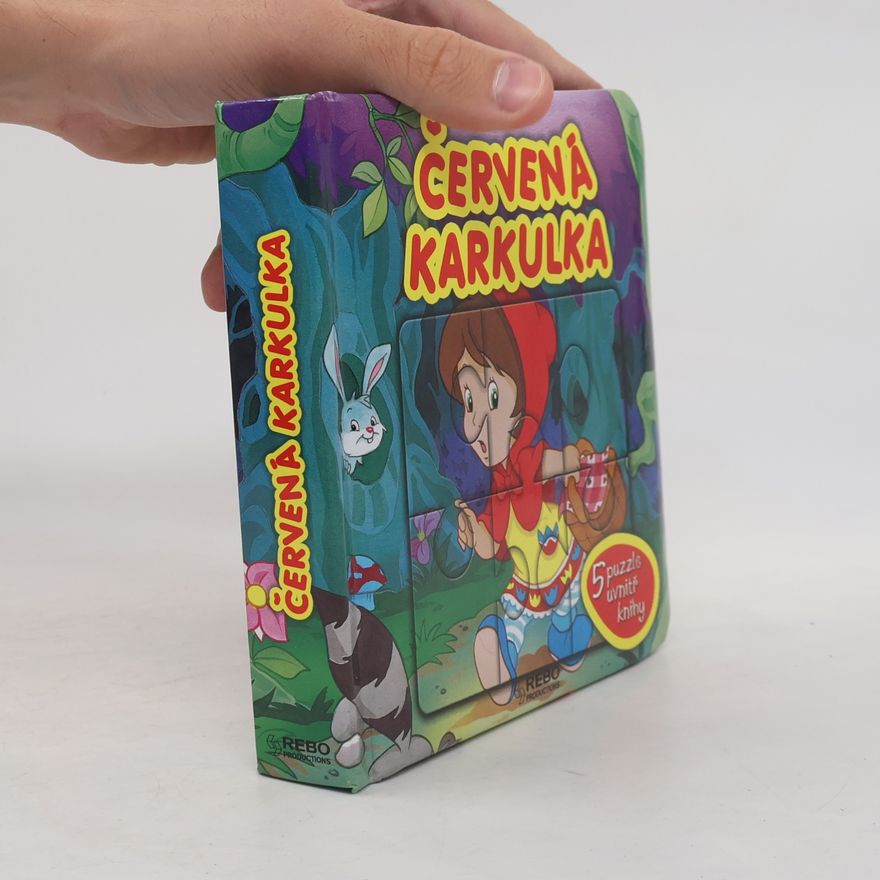 Jitka Špačková Červená Karkulka : 5 puzzle uvnitř knihy